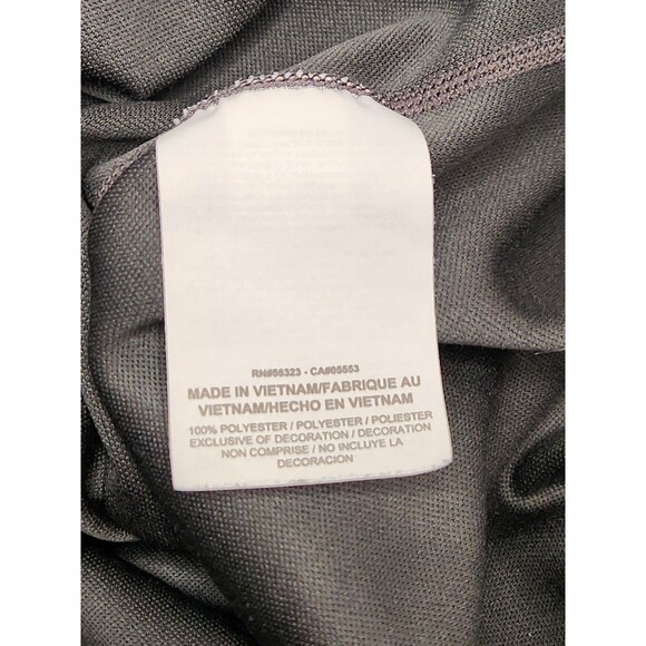 Nike Running Shirt Men's L Black Gray Long Sleeve‎ 1/4 Zip Pullover Dri-Fit - Picture 9 of 9